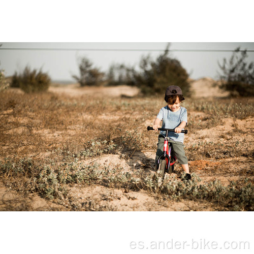 bebé corriendo bicicleta niños caminando equilibrio bicicleta 12 pulgadas